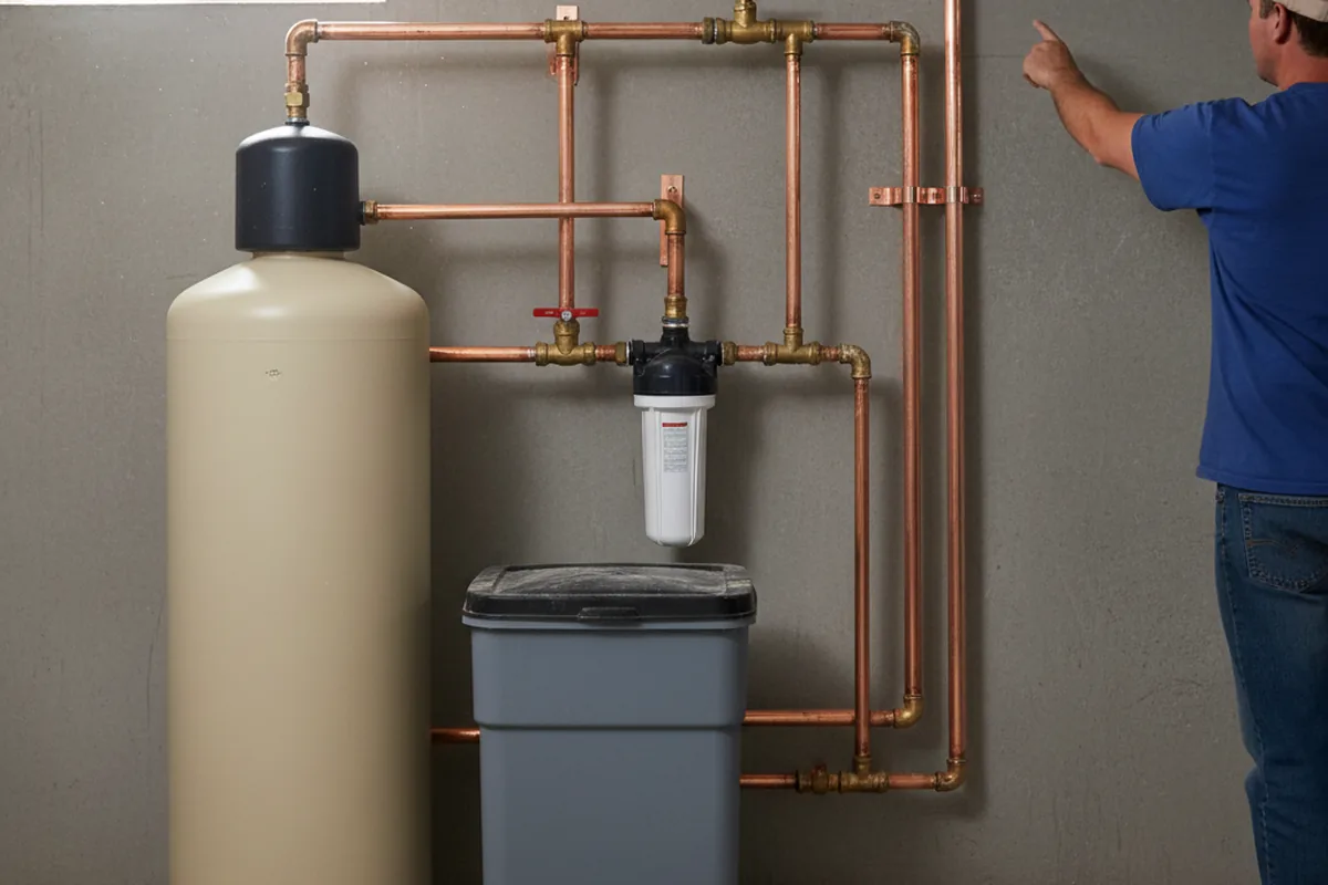 Whole-house water treatment system installed in Clay City